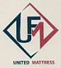 UNITED MATTRESS (and logo) trademark logo