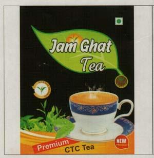 JAM GHAT TEA (and logo) trademark logo