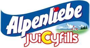 ALPENLIEBE JUICYFILLS (and logo) trademark logo