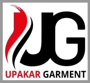 UPAKAR GARMENT (and logo) trademark logo
