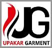 UPAKAR GARMENT (and logo) trademark logo