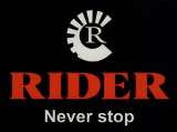 RIDER (and logo) trademark logo