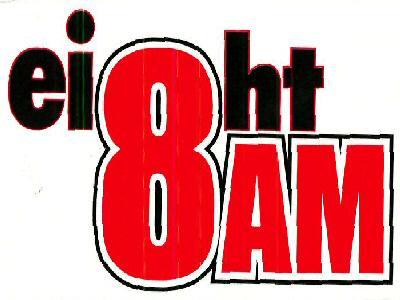 EI8HT AM (and logo) trademark logo