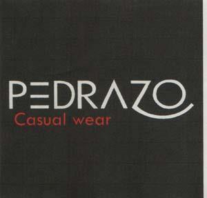 PEDRAZO (and logo) trademark logo