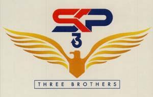 SKP3 THREE BROTHERS (and logo) trademark logo