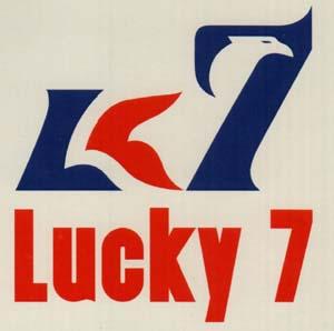 LK7 LUCKY 7 (and logo) trademark logo