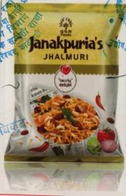 JANAKPURIA'S JHALMURI (and logo) trademark logo