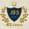 B3 JEANS (and logo) trademark logo