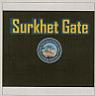 SURKHET GATE (and logo) trademark logo