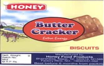 HONEY BUTTER CRACKER (and logo) trademark logo
