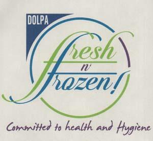 DOLPA FRESH N FROZEN PARATHA (and logo) trademark logo