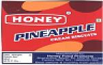 HONEY PINEAPPLE CREAM BISCUITS (and logo) trademark logo