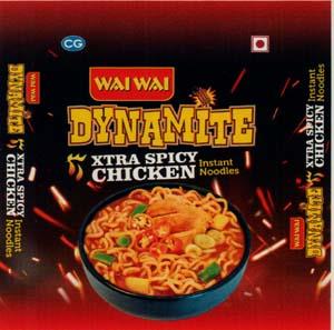 WAI WAI DYNAMITE (and logo) trademark logo