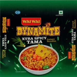 WAI WAI DYNAMITE (and logo) trademark logo