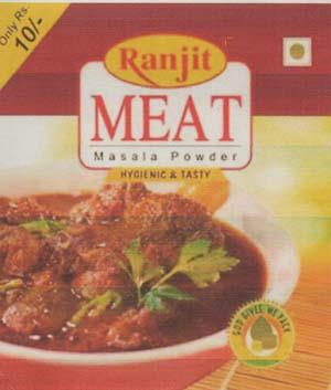 RANJIT MEAT MASALA (and logo) trademark logo