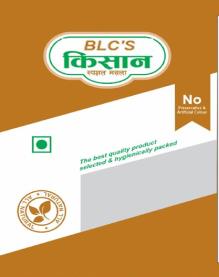 BLC'S KISAN (and logo) trademark logo