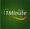 1 MINUTE TEA (and logo) trademark logo