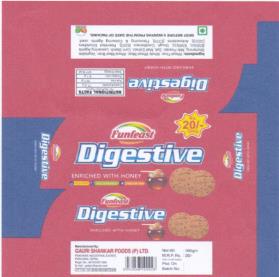 Funfeast Digestive (and logo) trademark logo
