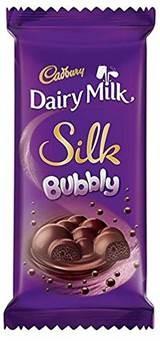 CADBURY DAIRY MILK SILK BUBBLY (and logo) trademark logo