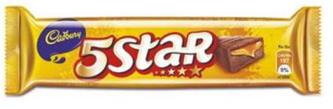 CADBURY 5 STAR (and logo) trademark logo
