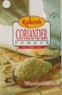 RAKESH CORIANDER POWDER (and logo) trademark logo
