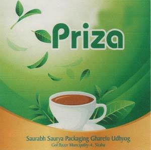 PRIZA (and logo) trademark logo