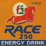 RACE 250 ENERGY DRINK (and logo) trademark logo
