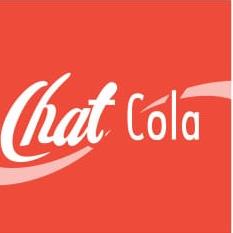 CHAT COLA (and logo) trademark logo