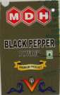 MDH BLACK PEPPER POWDER (and logo) trademark logo