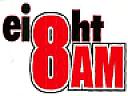 EI8HT AM (and logo) trademark logo