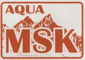 AQUA MSK (and logo) trademark logo