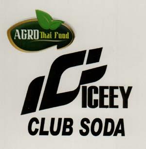 AGRO THAI FOOD IC ICEEY CLUB SODA (and logo) trademark logo