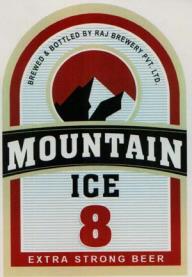MOUNTAIN ICE 8 (and logo) trademark logo