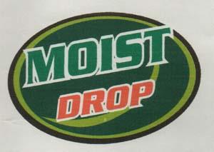 MOIST DROP (and logo) trademark logo