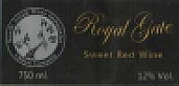 ROYAL GATE SWEET RED WINE (and logo) trademark logo