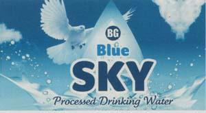 BG BLUE SKY (and logo) trademark logo
