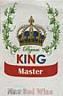 BGNRS KING MASTER FINE RED WINE (and logo) trademark logo
