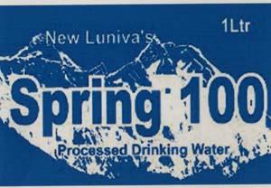 SPRING 100 (and logo) trademark logo