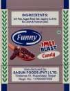 FUNNY IMLI BLAST CANDY (and logo) trademark logo