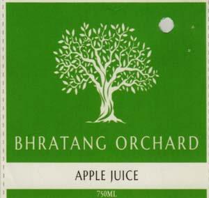 BHRATANG ORCHARD (and logo) trademark logo