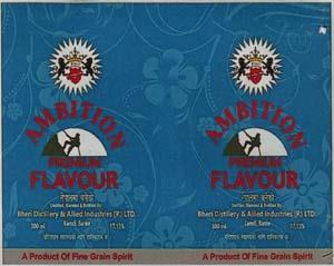 AMBITION PREMIUM FLAVOUR (and logo) trademark logo