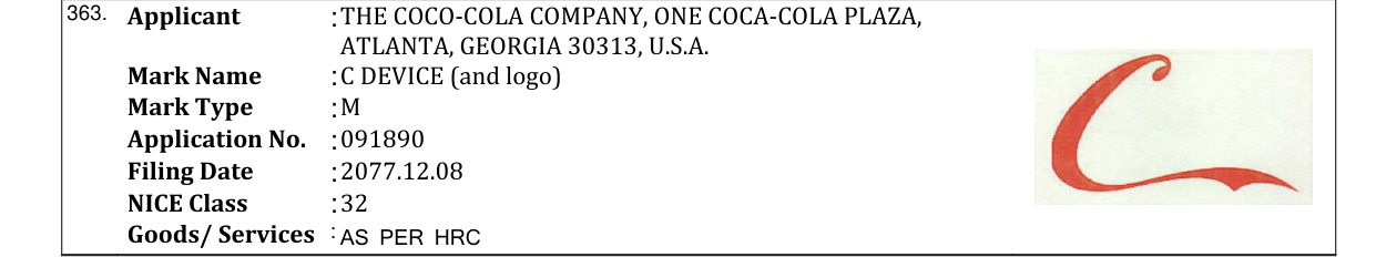 Original bulletin entry for C DEVICE (and logo)