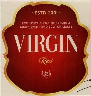 VIRGIN RED (and logo) trademark logo