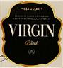 VIRGIN BLACK (and logo) trademark logo