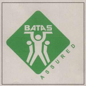 BATAS ASSURED (and logo) trademark logo