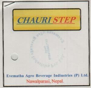 CHAURI STEP (and logo) trademark logo