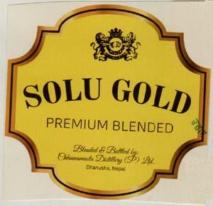 SOLU GOLD (and logo) trademark logo
