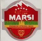 MARSI PREMIUM STRONG BEER (and logo) trademark logo