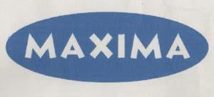 MAXIMA (and logo) trademark logo