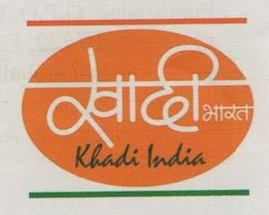 KHADI BHARAT (and logo) trademark logo